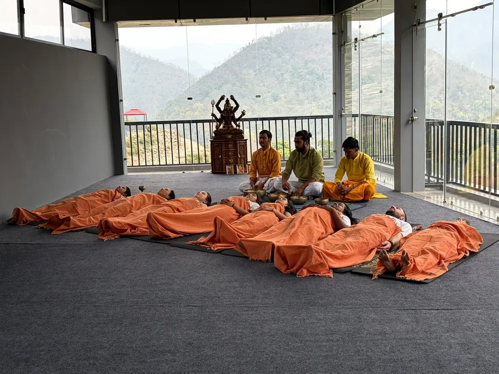 Authentic Sunlit Shala Practice Space, Shiv Shakti Yogashala Rishikesh