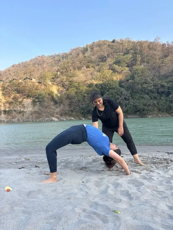 Instructor Guided Chakrasana Wheel Pose Alignment